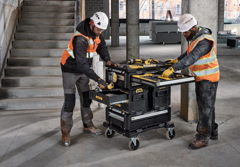 DEWALT ToughSystem 2.0 DXL 二段式浅型引き出しツールボックス (DWST08520)