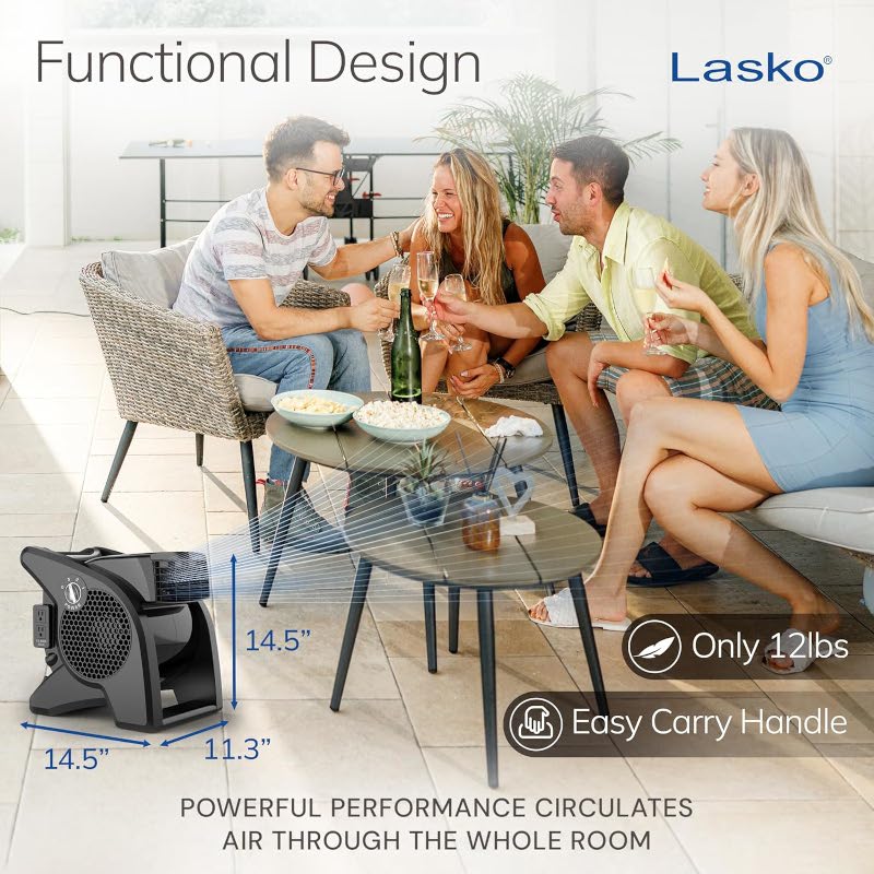 Lasko 電気式ブロワーファン (U15617)