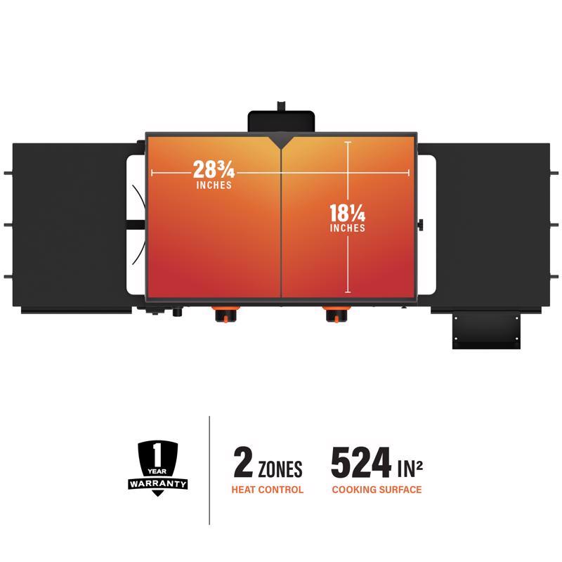 Blackstone Original 液化プロパン式アウトドアグリドル (2351)