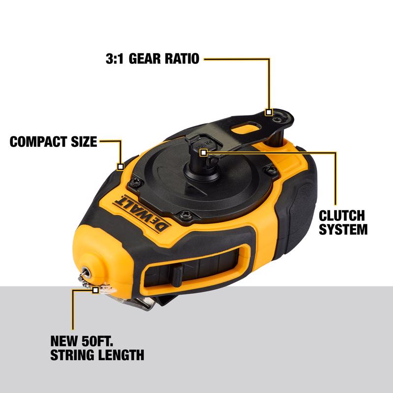 DeWalt コンパクトチョークラインリールキット ブルー (DWHT48330BC)