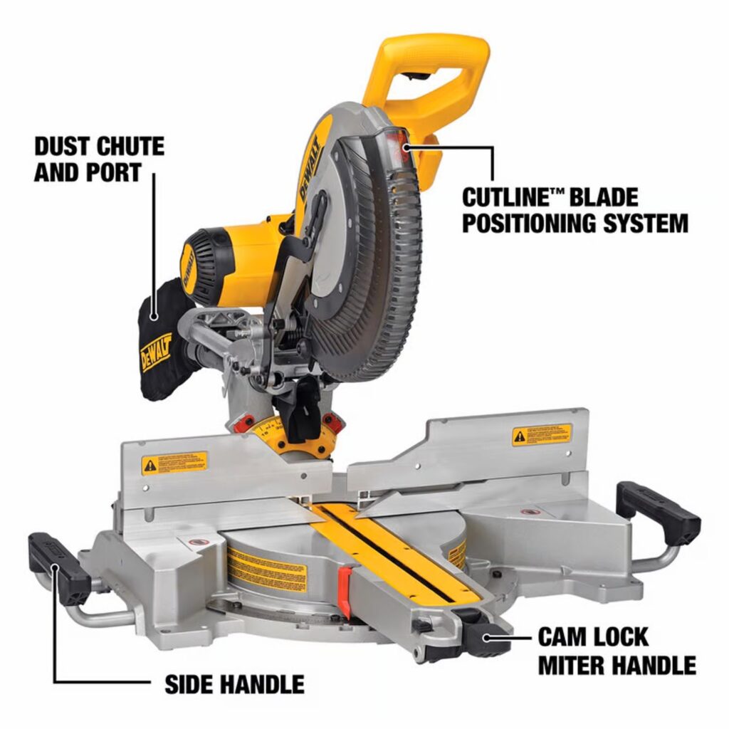 DeWalt 12インチ スライディングコンパウンドマイタ―ソー(DWS780)