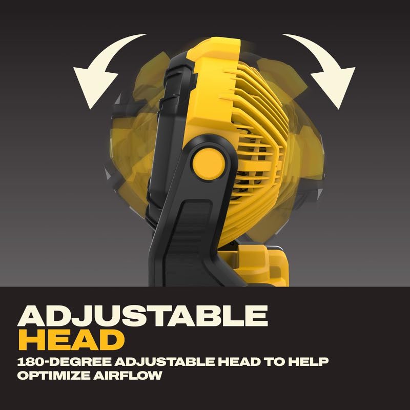 DeWalt 20V MAX 現場用ファン 本体のみ (DCE512B)