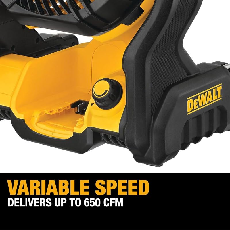 DeWalt 20V MAX 現場用ファン 本体のみ (DCE512B)