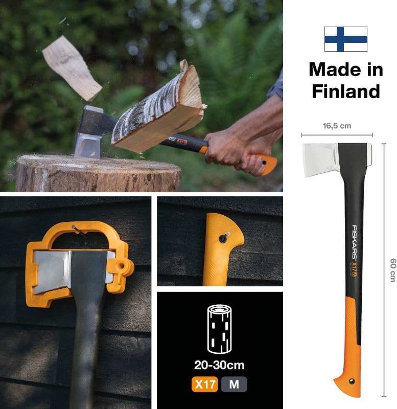 Fiskars X17 薪割り斧 (1050353)
