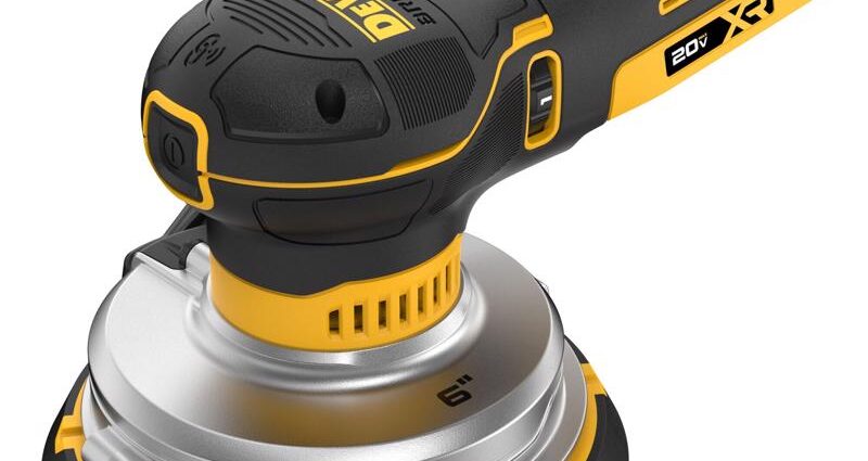 DeWalt 20V XR コードレス式ランダムオービットサンダー 6インチ