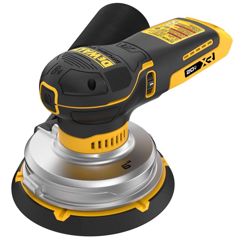 DeWalt 20V XR コードレス式ランダムオービットサンダー 6inch