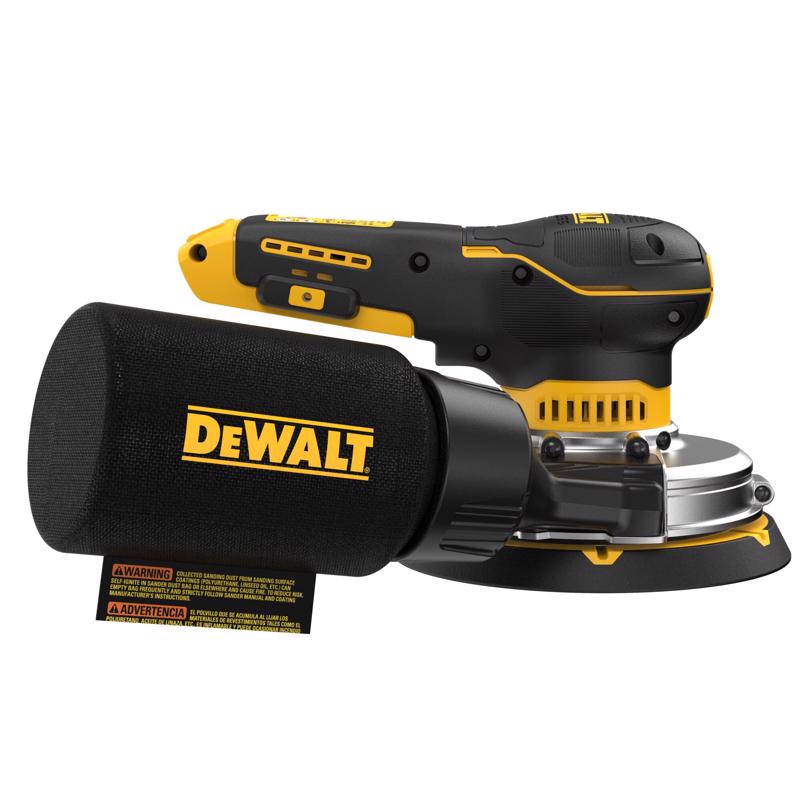 DeWalt 20V XR コードレス式ランダムオービットサンダー 6inch