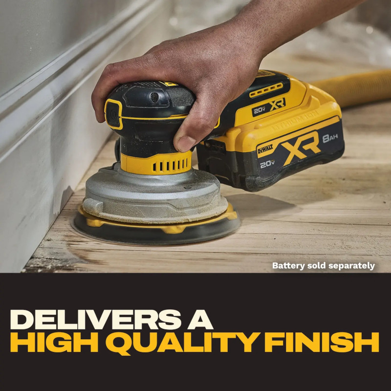 DeWalt 20V XR コードレス式ランダムオービットサンダー 6inch
