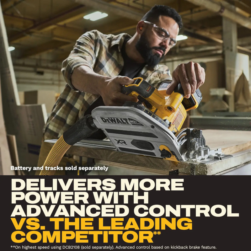 DeWalt 20V MAX XR プランジトラックソー 本体のみ (DCS525B)