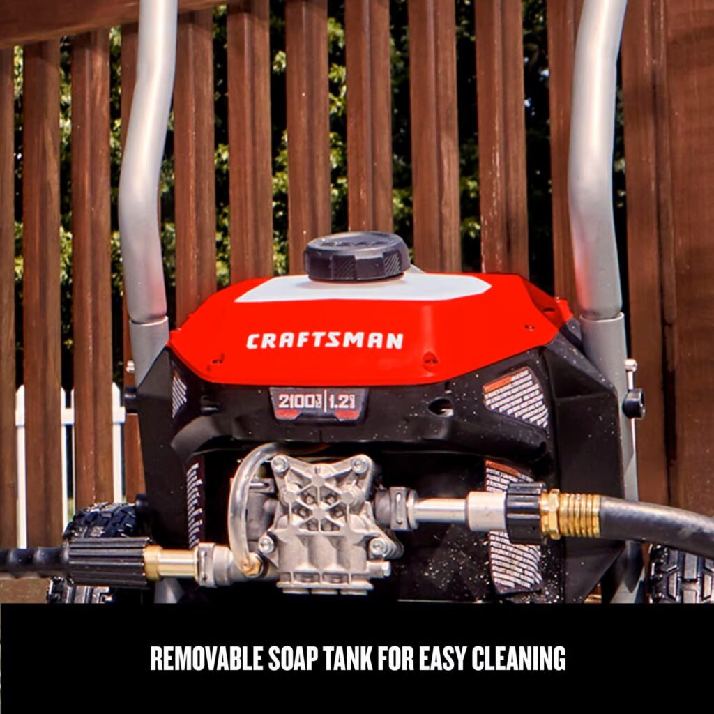 CRAFTSMAN CMEPW2100|2,100 PSI 電動高圧洗浄機・洗剤タンク付き