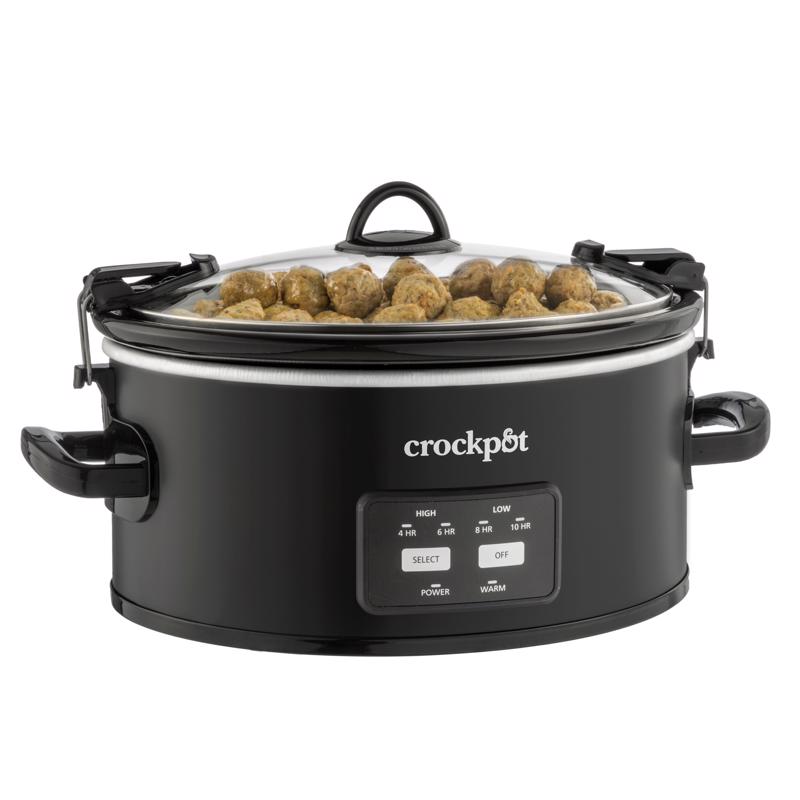 Crock-Pot 2125185 6クォート スロークッカー|プログラム調理・保温対応