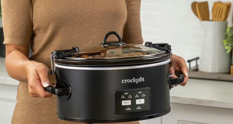 Crock-Pot 2125185 6クォート スロークッカー|プログラム調理・保温対応