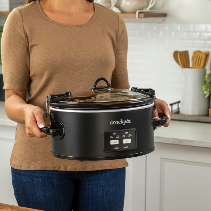 Crock-Pot 2125185 6クォート スロークッカー|プログラム調理・保温対応