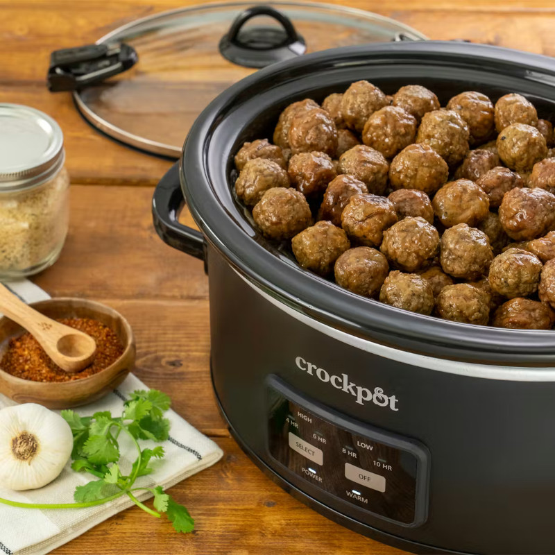 Crock-Pot 2125185 6クォート スロークッカー|プログラム調理・保温対応