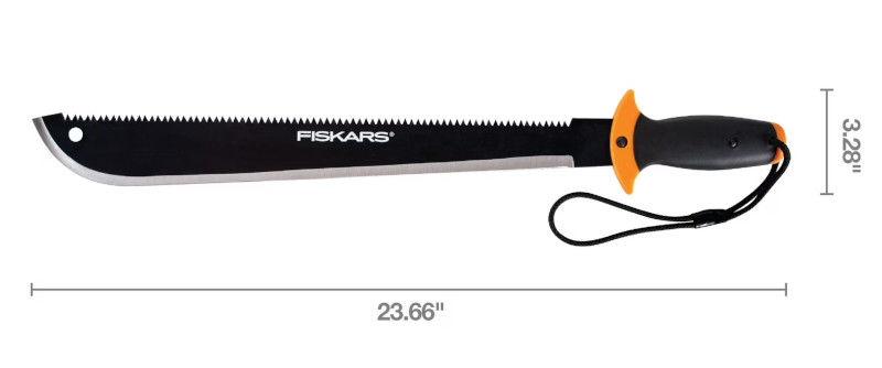Fiskars 370500-1005 マチェットソー 18インチ|2WAYブレード・焼入れ鋼