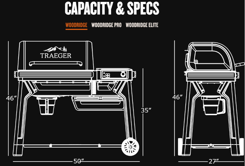 Traeger TFB86MLH Woodridge WiFi ペレットグリル