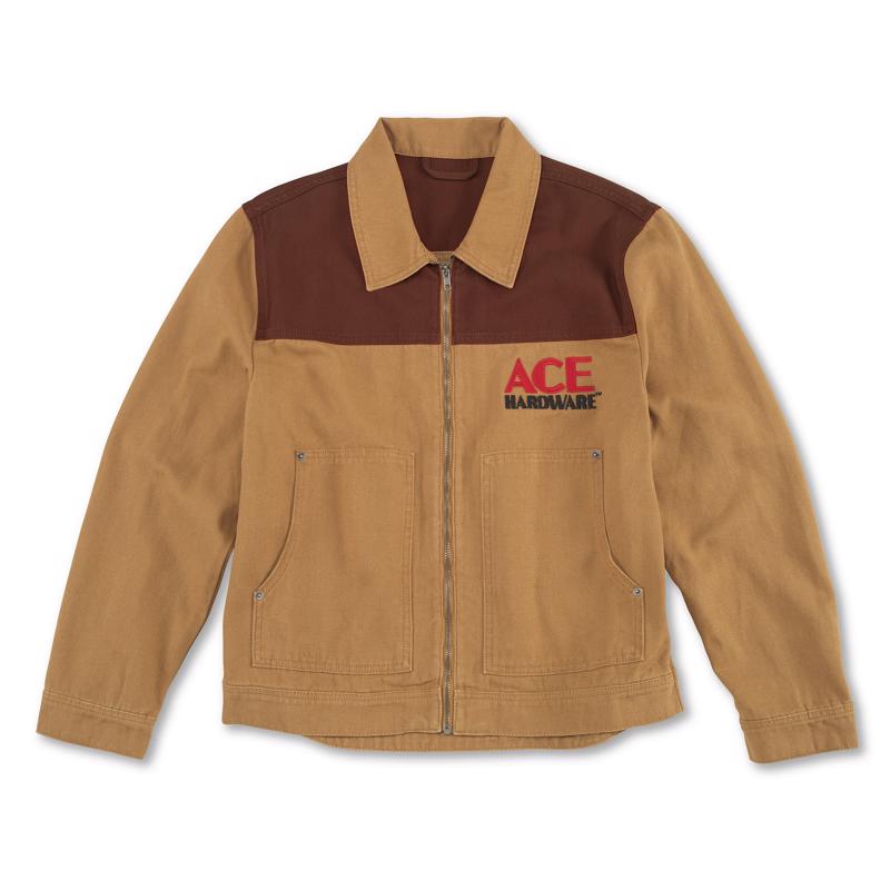 Ace Vintage Threads 襟付ジャケット オリーブ ユニセックス