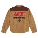 Ace Vintage Threads 襟付ジャケット オリーブ ユニセックス