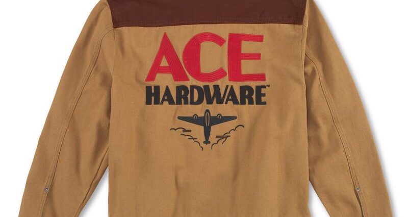 Ace Vintage Threads 襟付ジャケット オリーブ ユニセックス