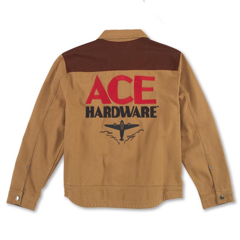 Ace Vintage Threads 襟付ジャケット オリーブ ユニセックス