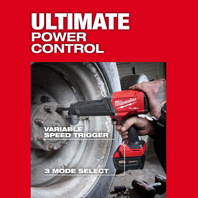 Milwaukee 3771-20 M18 FUEL STRIKER ハンマーチゼル｜7J・3,000BPM