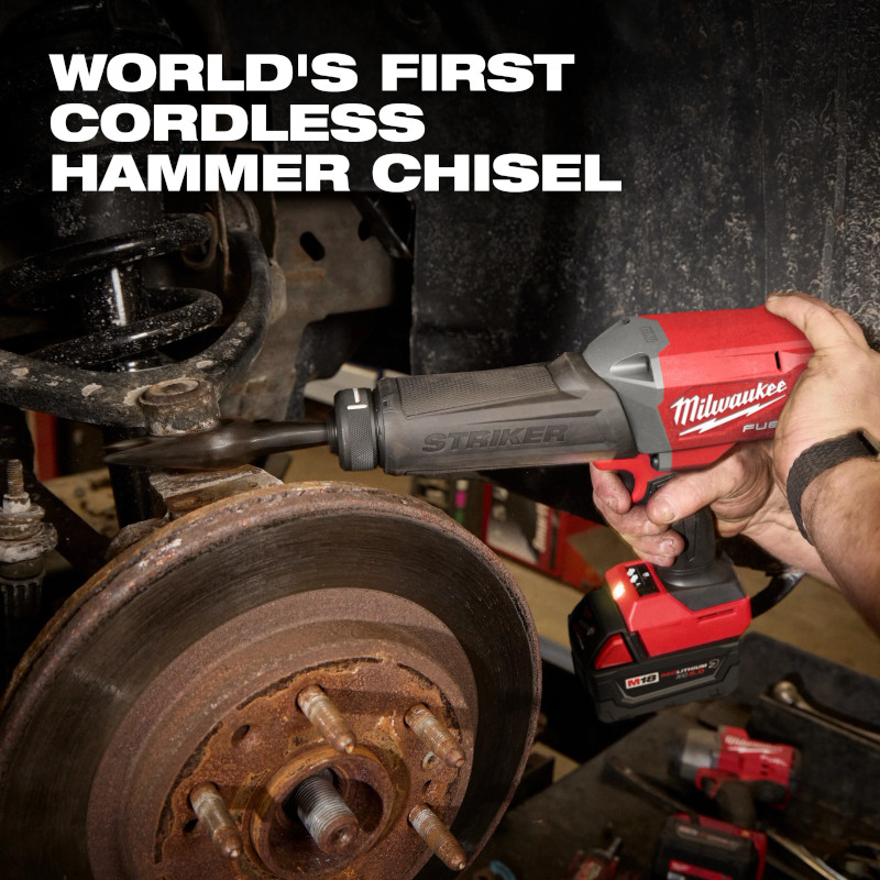 Milwaukee 3771-20 M18 FUEL STRIKER ハンマーチゼル｜7J・3,000BPM