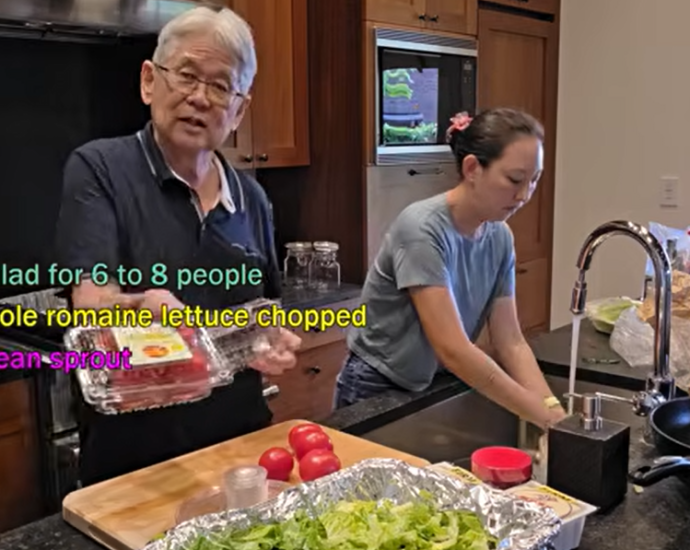 ハワイの食材で作る豆腐サラダ