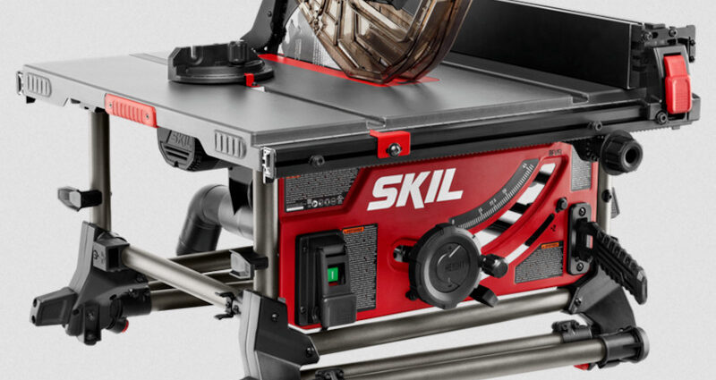 SKIL TS6307-00 テーブルソー|折りたたみスタンド付きで木材加工を効率化
