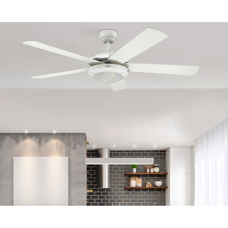 Westinghouse Comet 52インチ シーリングファン｜LED照明付き