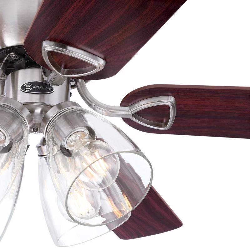 Westinghouse Contempra IV 52インチ シーリングファン|LED照明付き