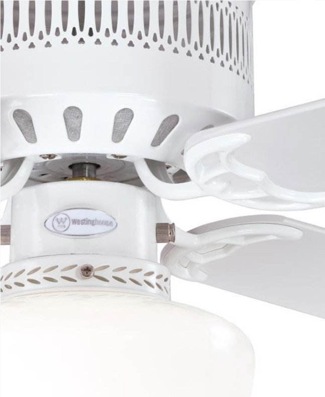 Westinghouse 42インチ シーリングファン|照明付き・ホワイト