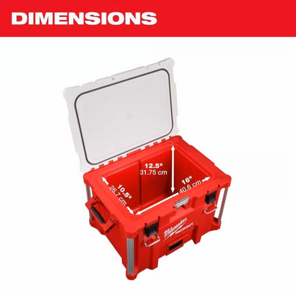 Milwaukee PACKOUT™ 40QT XLクーラーボックス｜高い保冷力とタフな設計が魅力