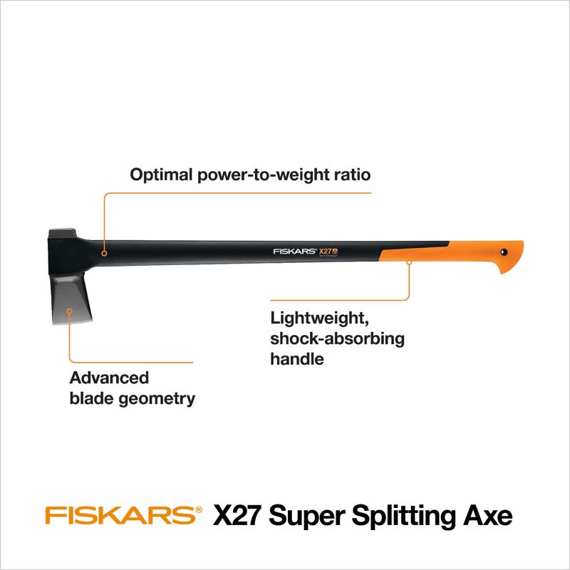Fiskars X27 1050258 36インチ Super Splitting Axe 薪割り斧