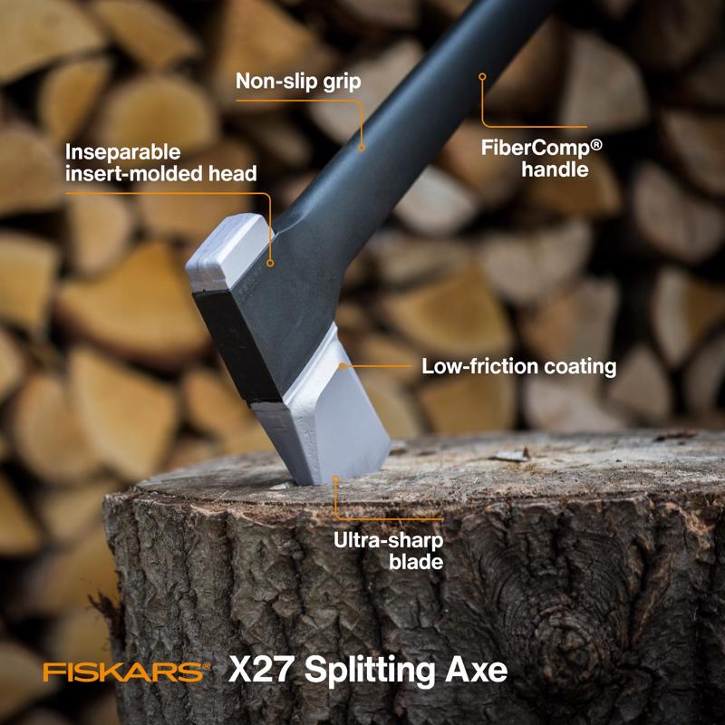 Fiskars X27 1050258 36インチ Super Splitting Axe 薪割り斧